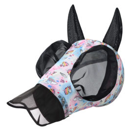 Imperial Riding Fly Mask with Nose Unicorn