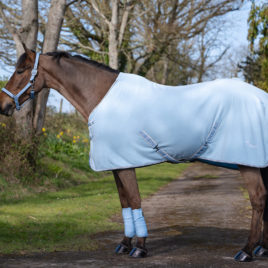 Rhinegold Sorbet Fleece Rug Bubblegum Blue